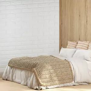 셀프 인테리어 단열벽지 10mm 20m 화이트 폼블럭 방풍벽지