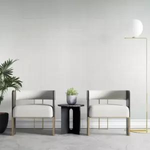 셀프 인테리어 접착식 실크벽지 50cm 10m 그레이 엠보 도배지