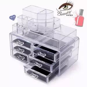 아크릴 정리함 N-3111 화장품 진열대 투명 서랍 보관함 정리대 브러쉬 향수 립스틱 오거나이저