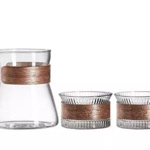 세트 유리 시음 드립 커피잔 잔 세트 나눔 포트