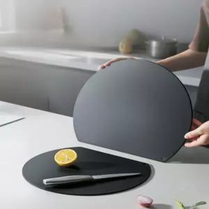 예쁜 도마 요리도구 35x29cm 플레이팅 대형 원형도마 곰팡이방지