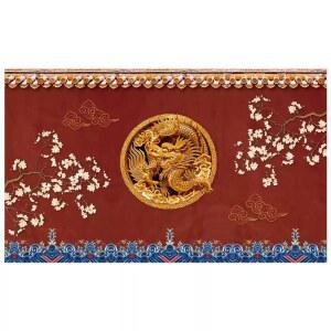 중식당 벽지 406 방수 인테리어벽지 풍경 벽지만 풍 침실