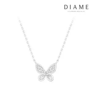 [박하선PICK] 로맨틱가든 허니빠삐용 14K골드 랩그로운 다이아몬드 목걸이 FGDN1272WLAB