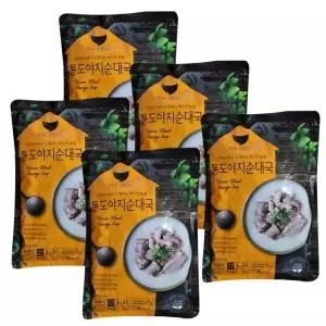 선미식품 따숨 통도야지 순대국 600g x 5팩