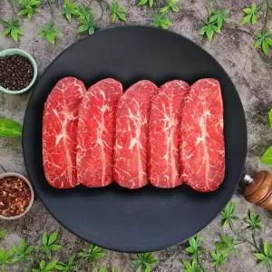 미국산 냉동 부채살 찹스테이크 1KG 부채살 부채살스테이크 부채살에어프라이어