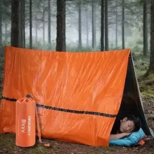 ( )초경량 1인용텐트 휴대용 방수 비상 재난 백팩킹 텐트