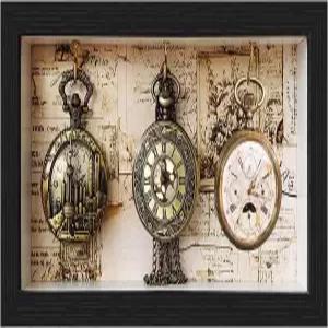 포켓 워치 섀도우 박스 사진 프레임 디스플레이 케이스 키 체인 낚시 미끼 또는 보관할 수 있습니다 가정