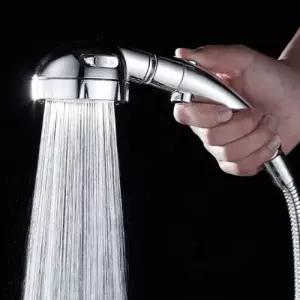 ( )360도 회전 3단 분사 물 절약 샤워기 절수 고압 수압 상승 욕실 샤워 헤드 M11527