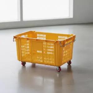 접이식 이동식 구루마 쇼핑카트 다용도 적재함 과일 운반 박스 50kg