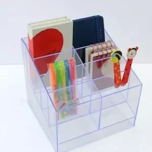( )다용도정리함 아크릴 화장품 학용품 다용도 정리함 보관함 대
