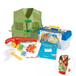 어린이 역할놀이 물고기잡기 어부 낚시놀이세트 상상력 발표회 직업체험