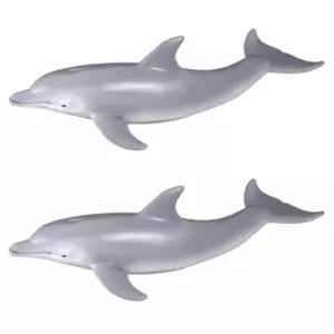 컬렉타 돌고래 남아 장난감 미니 피규어 선물 X2개