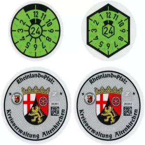 Z 플레이트 알텐키르헨 2024 참신함 스티커 세트