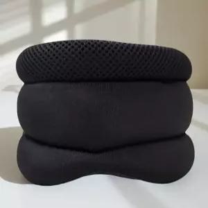 목깁스 비행기 견인기 목 보호대 가정용 거북목 치료기 3단