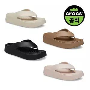 크록스공식 여성 겟어웨이 플랫폼 플립 4종택1(26SWFP209410)