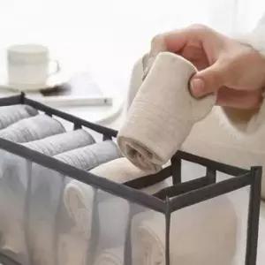 ( )7구 속옷정리칸막이 속옷보관함 의류수납대