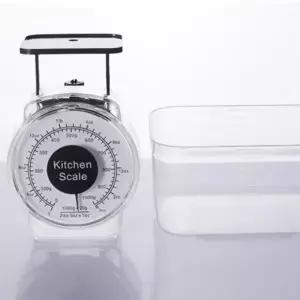 ( )아날로그 주방저울 천g 1kg 이유식 제빵 베이커리 눈금 레트로 M50387