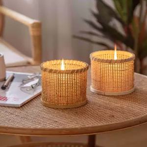 라탄 양초 벽걸이 장식용 휴양지 풍등