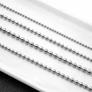 써지컬스틸 군번줄 볼체인 목걸이 2mm