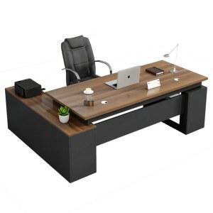 업무용 대표실책상 보스 서재 길이140 1인용 단일 폭60 D604 측면캐비닛