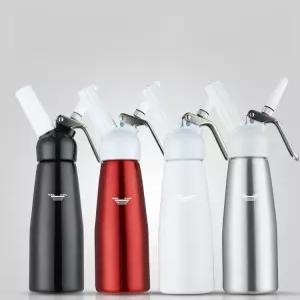 생크림 휘핑기 500ml 카페 음료 실버 홈카페 커피숍 휘핑건 케이크 스테인리스 업소용