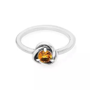 판도라 192993C11 허니 이터니티 서클 반지 (11월 탄생석)