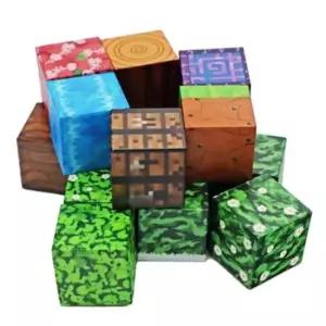 블록 자석 마크 네모 게임 장난감 블럭 큐브 70개입