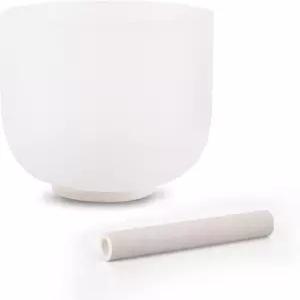 명상 요가 차크라 힐링 및 사운드 테라피를 위한 스웨이드 망치가 포함된 ALIOTH A 노트 크리스탈 싱잉 볼