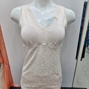 [비비안]인견 스판 안료 꽃프린트 여성 컵런닝 RU7396A_SH