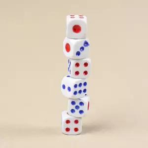 부루마블 숫자놀이 주사위 한세트 1.2cm 술게임 홀덤