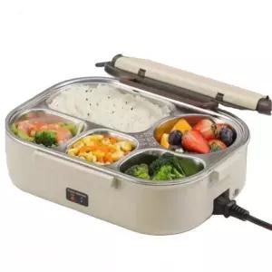 전기 가열도시락 충전식 점심 온열 보온통 따뜻한 가열