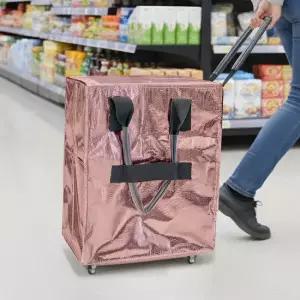 롤링카트 바퀴달린 장바구니 시장가방 시장바구니 접이식 여행 캐리어