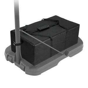 농구 골대를 위한 헝메 가중 베이스 앵커 - 헤비 듀티 휴대용 샌드백, 300파운드 이상, 600D 방수 스태빌라이저 장착 전천후 저항성, 블랙