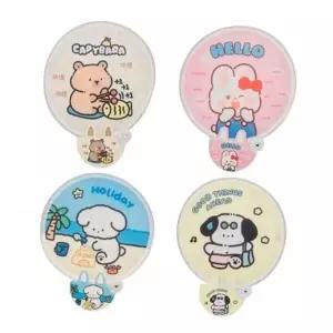 캐릭터부채 BS 접이식 미니부채 4p 세트