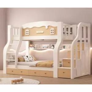 미끄럼틀 2층침대 슬라이드 2인용 벙커침대 사다리