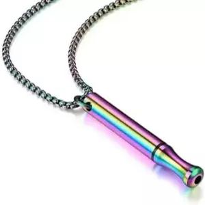 불안 를 위한 ADASTONE 호흡 목걸이 브레스링크 훈증 무증기 흡입기 금연 보조제 흡연 중단 자연스러운