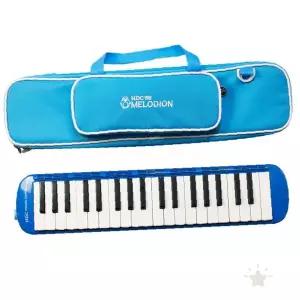 초등학생 음악 수업 건반악기 멜로디언 휴대용 케이스 포함 파란색 학교 교육용