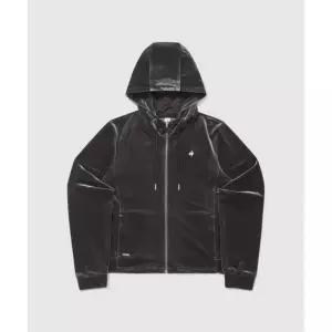 르꼬끄 LECOQ 여성 얼리스프링 슬림핏 벨벳 후드 집업 - 그레이 QR122OFT15 QR122OFT15_PGR0 463527