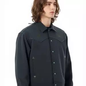 NEEDLES 파이핑 카우보이 자켓 더블 클로스 그린