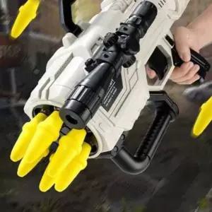 로켓런처 너프건 대형 바주카포 연발 에스티 로켓포 연습 6연발 배터리 장