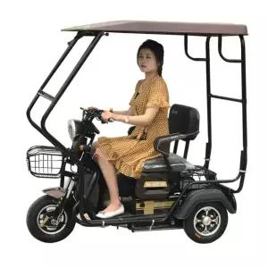 전기 스쿠터 방품막 방풍 전동차 지붕 3발 3륜 가림막 전기자전거