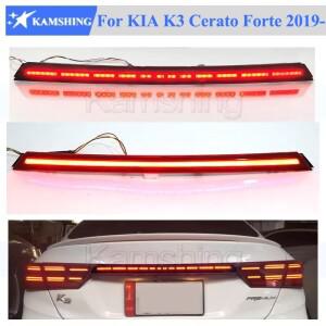 Kamshing LED 기아 K3 세라토 포르테 2019 2020 주간주행등 정지등 브레이크등, 주행 신호 미등