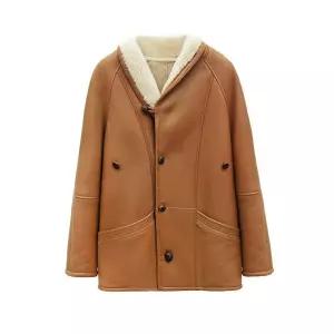 램스킨양가죽무스탕 리얼 라이더재킷 퍼 쟈켓 하프 점퍼 울 시어링 양털 간절기 겨울 양모