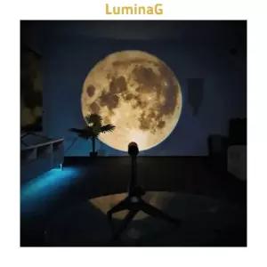 지구 달 무드등 조명 빔 프로젝터 실용 보관 수납 정리