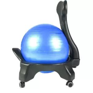 프리미엄 짐볼 의자 체어 밸런스볼 코어운동 사무실 밸런스 블루 더 많은 요가 볼 사이즈