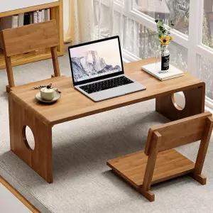 미니 찻상 좌식 인테리어 통나무 티테이블 모던 다다미 거실 좌탁 일본풍