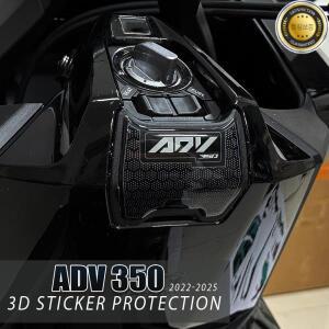 ADV 350 액세서리 2025 점화 영역 보호 3D 수지 스티커 키트