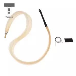 Tooyful 말 머리 몽골 꼬리 바이올린 비올라 첼로 얼후 활 털 끈 부품용 악기 칼림바 마림바