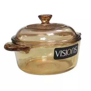 비젼 유리 냄비 전자레인지 오븐 직화 내열 강화유리 양수 0.8L 2372639 J