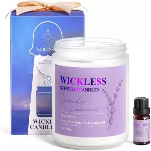 를 위한 10ml 에센셜 오일이 함유된 캔들 워머 램프용 라벤더 시더우드 가정용 무염 무독성 대두 향